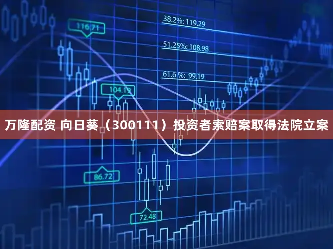 万隆配资 向日葵（300111）投资者索赔案取得法院立案